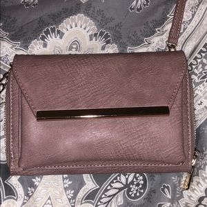 DUSTY PINK CROSSBODY BAG